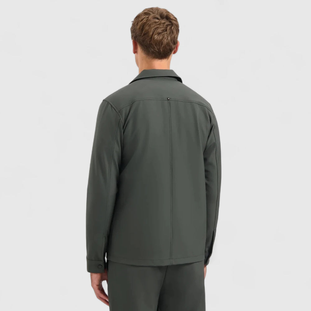 29510804-124 No Excess Overshirt Sedoc Travel Dark Steel