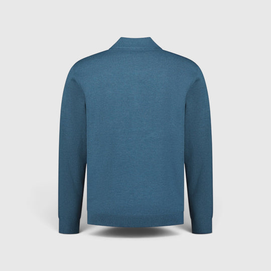 No Excess Trui Half-Zip Melange