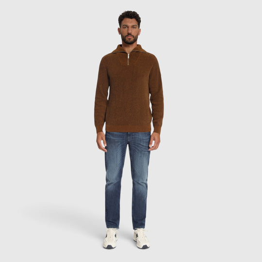 No Excess Trui Half-Zip Chenille