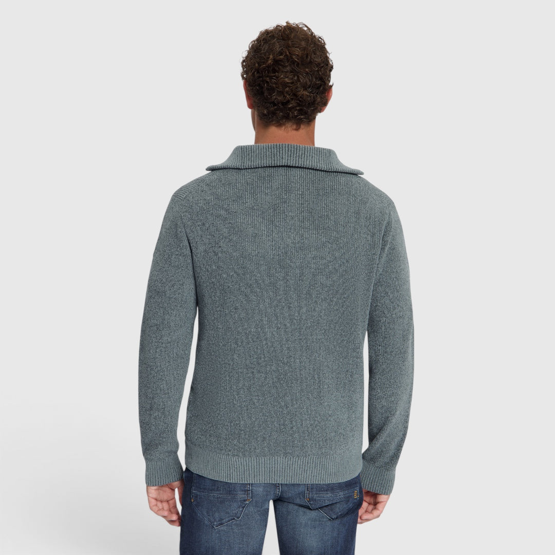 No Excess Trui Half-Zip Chenille