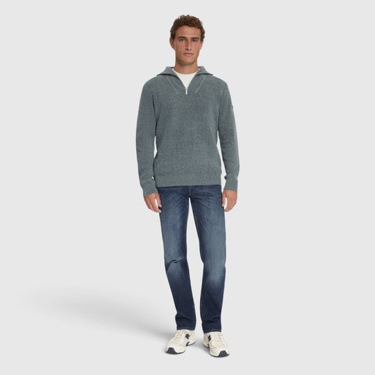 No Excess Trui Half-Zip Chenille
