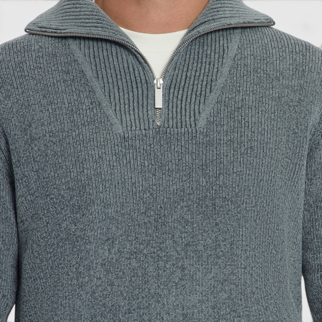 No Excess Trui Half-Zip Chenille