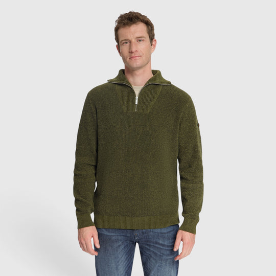 No Excess Trui Half-Zip Chenille