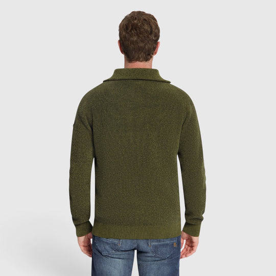 No Excess Trui Half-Zip Chenille