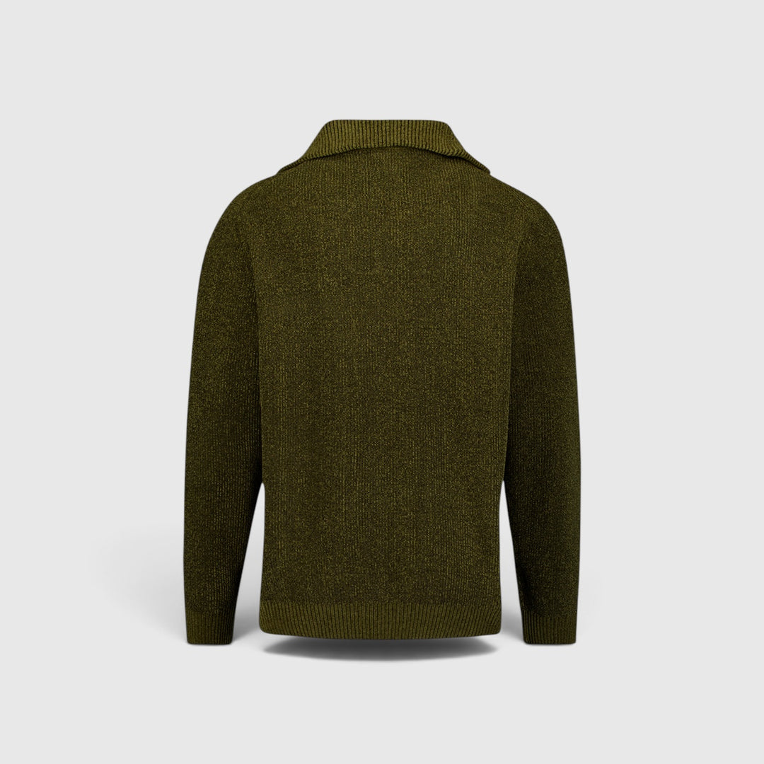 No Excess Trui Half-Zip Chenille