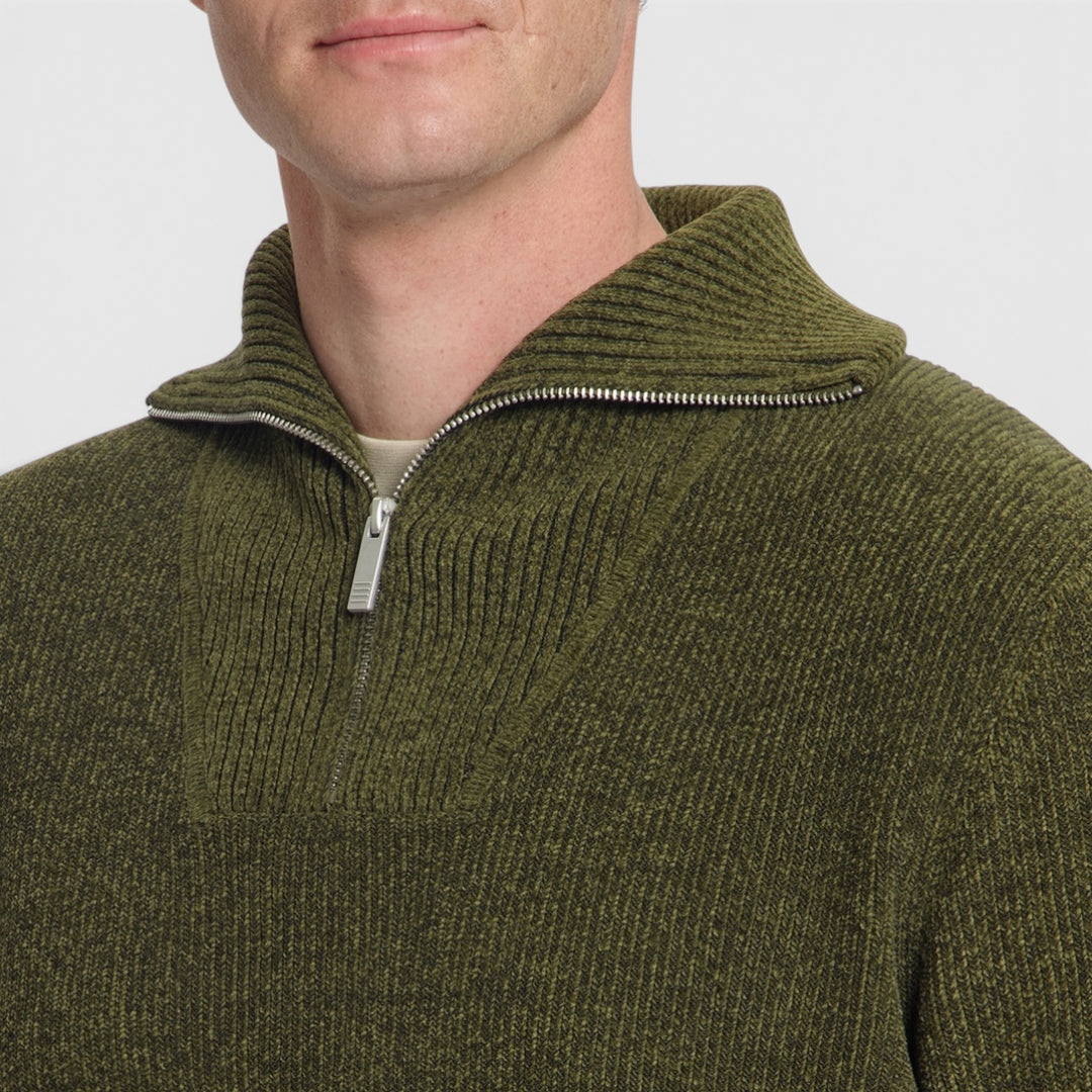 No Excess Trui Half-Zip Chenille