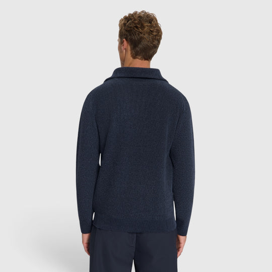 No Excess Trui Half-Zip Chenille