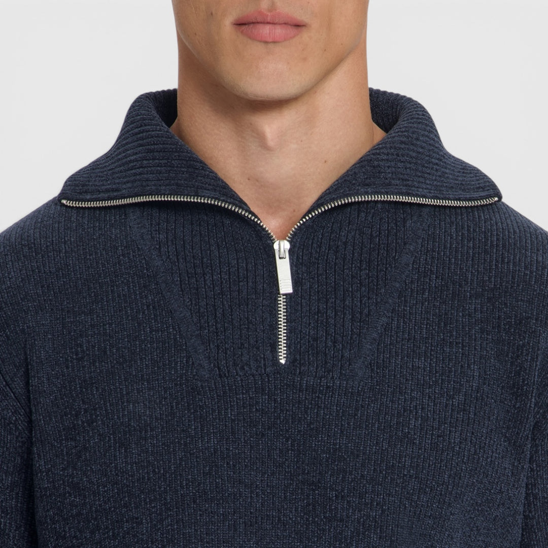 No Excess Trui Half-Zip Chenille
