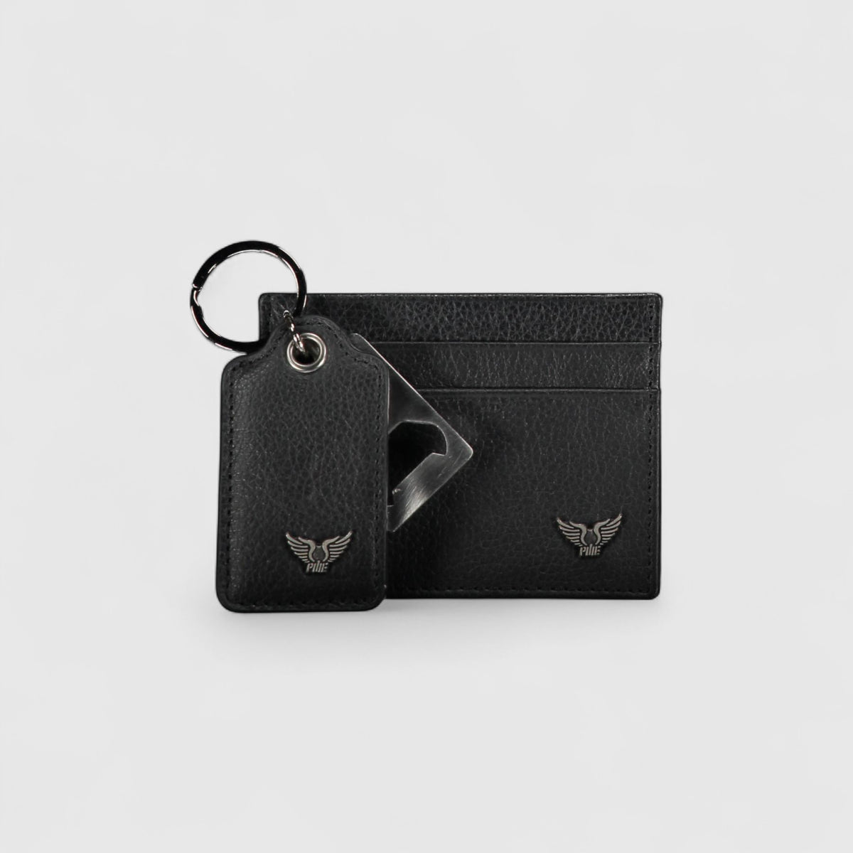 PBX2510605-999 PME Legend Cadeauset Kaarthouder & Sleutelhanger Flesopener Black / Zwart