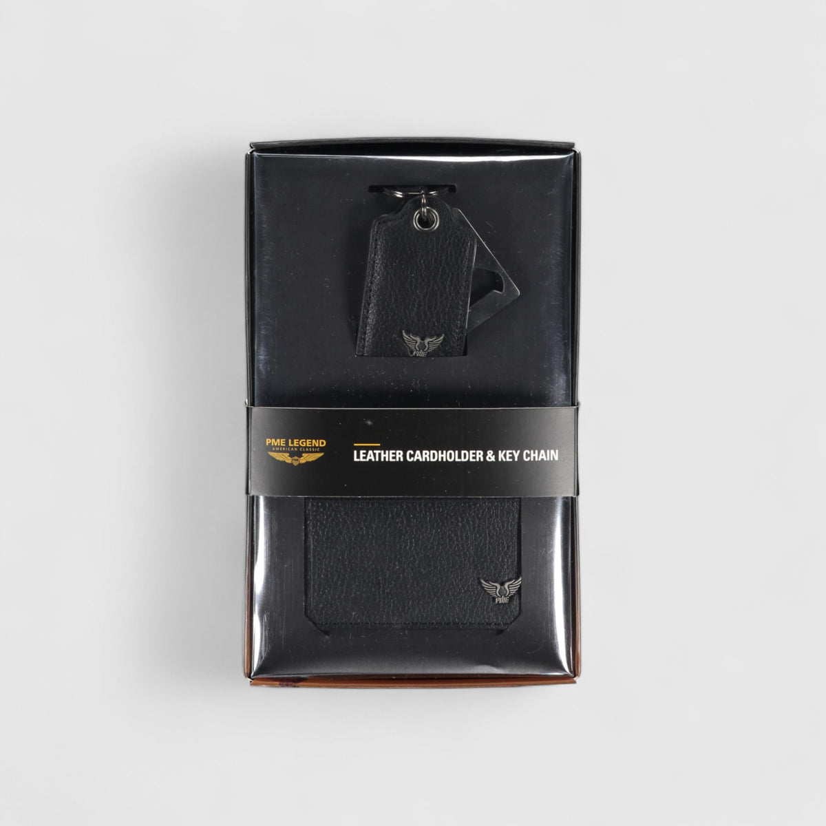 PBX2510605-999 PME Legend Cadeauset Kaarthouder & Sleutelhanger Flesopener Black / Zwart