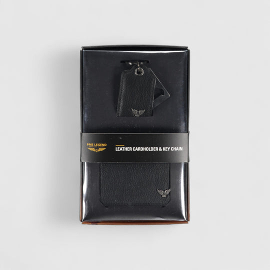 PBX2510605-999 PME Legend Cadeauset Kaarthouder & Sleutelhanger Flesopener Black / Zwart