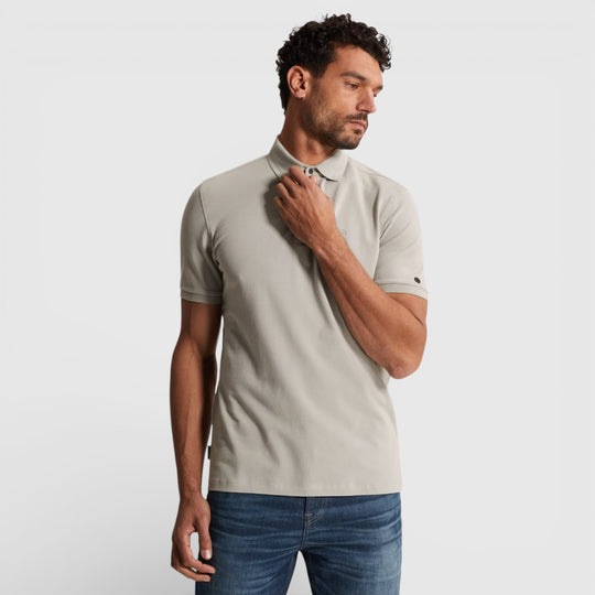 CPSS2603851-9105 Cast Iron Polo Slim Fit Fijn Piqué  Iron / Grey