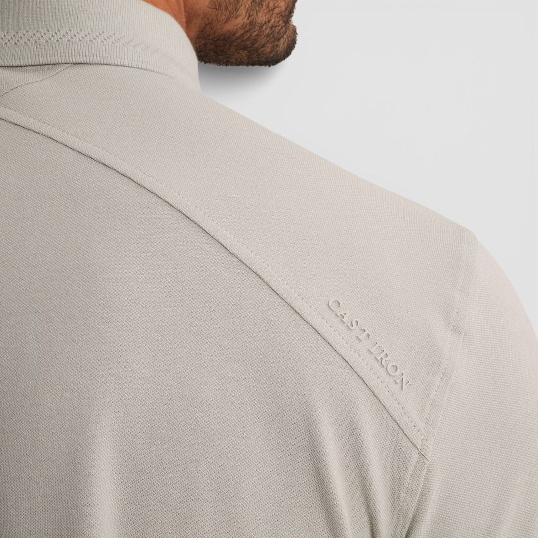 CPSS2603851-9105 Cast Iron Polo Slim Fit Fijn Piqué  Iron / Grey1