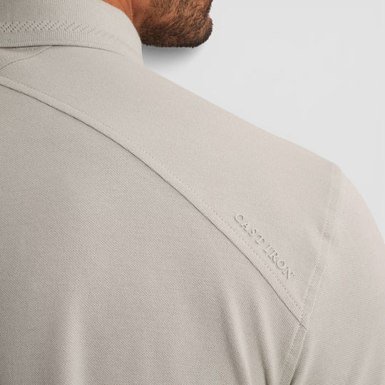 CPSS2603851-9105 Cast Iron Polo Slim Fit Fijn Piqué  Iron / Grey1