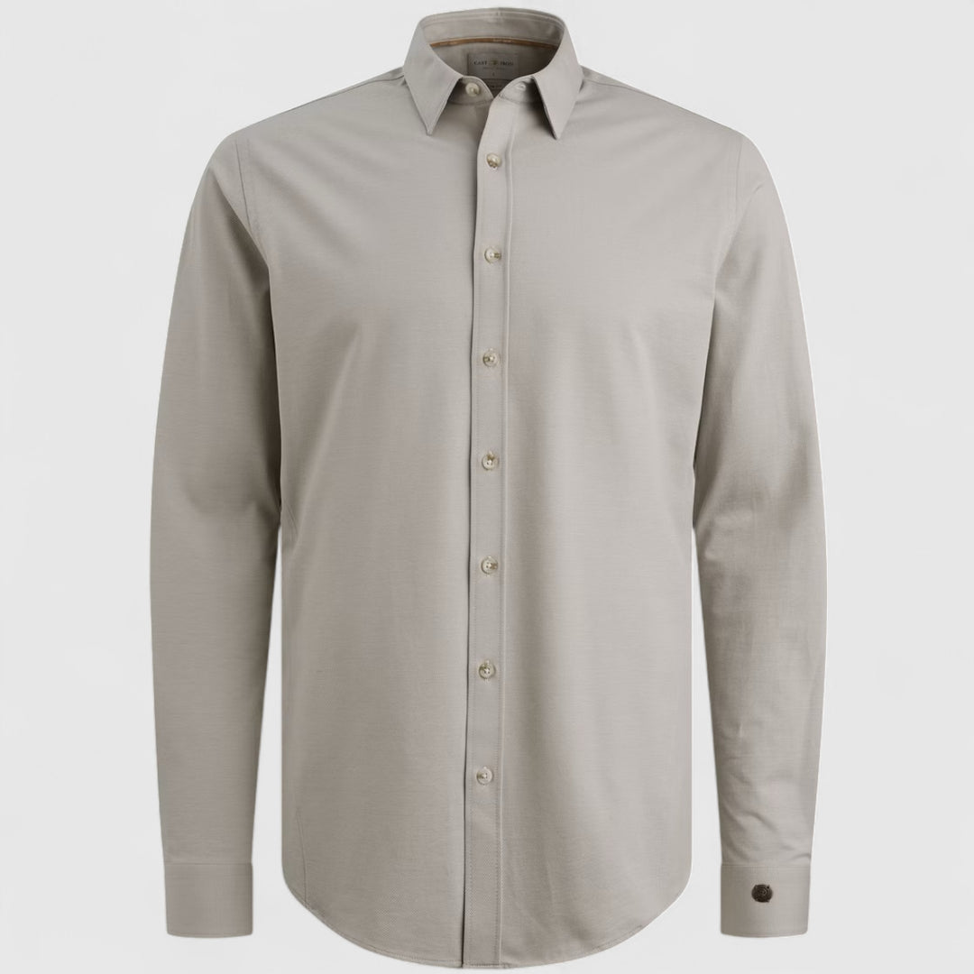 CSI2510250-9031 Cast iron Shirt Twill Jersey 2 Tone Drizzle / Grijs