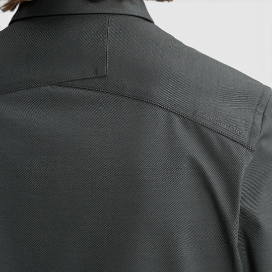 CSI2610250-9076 Cast Iron Overhemd Twill Jersey Dark Slate / Donkergrijs