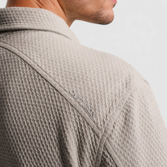 Cast Iron Overshirt Sweat Jacket Trucker Look