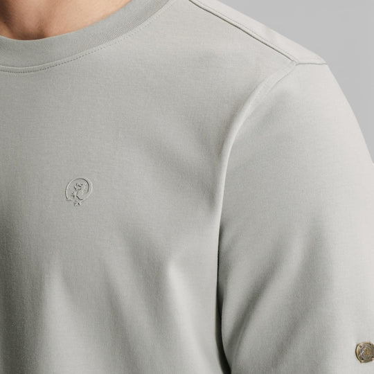 CTSS2603560-9105 Cast Iron Crewneck Regular Fit Interlock Grey