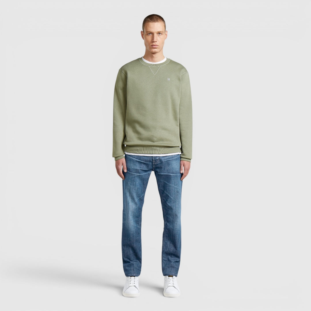 D16917-C235-B441 G-Star RAW Sweater Premium Core Light Orphus / Groen