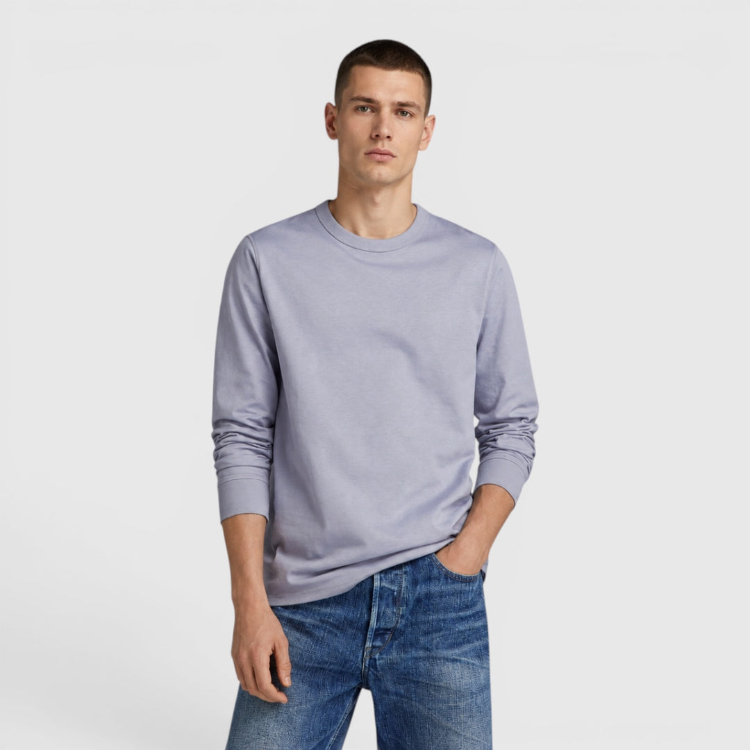 d23455 c336 3885 premium base long sleeve g-star t-shirt dim grey