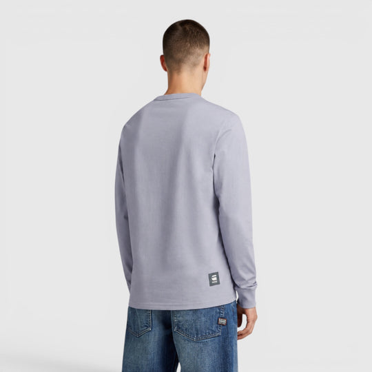 d23455 c336 3885 premium base long sleeve g-star t-shirt dim grey