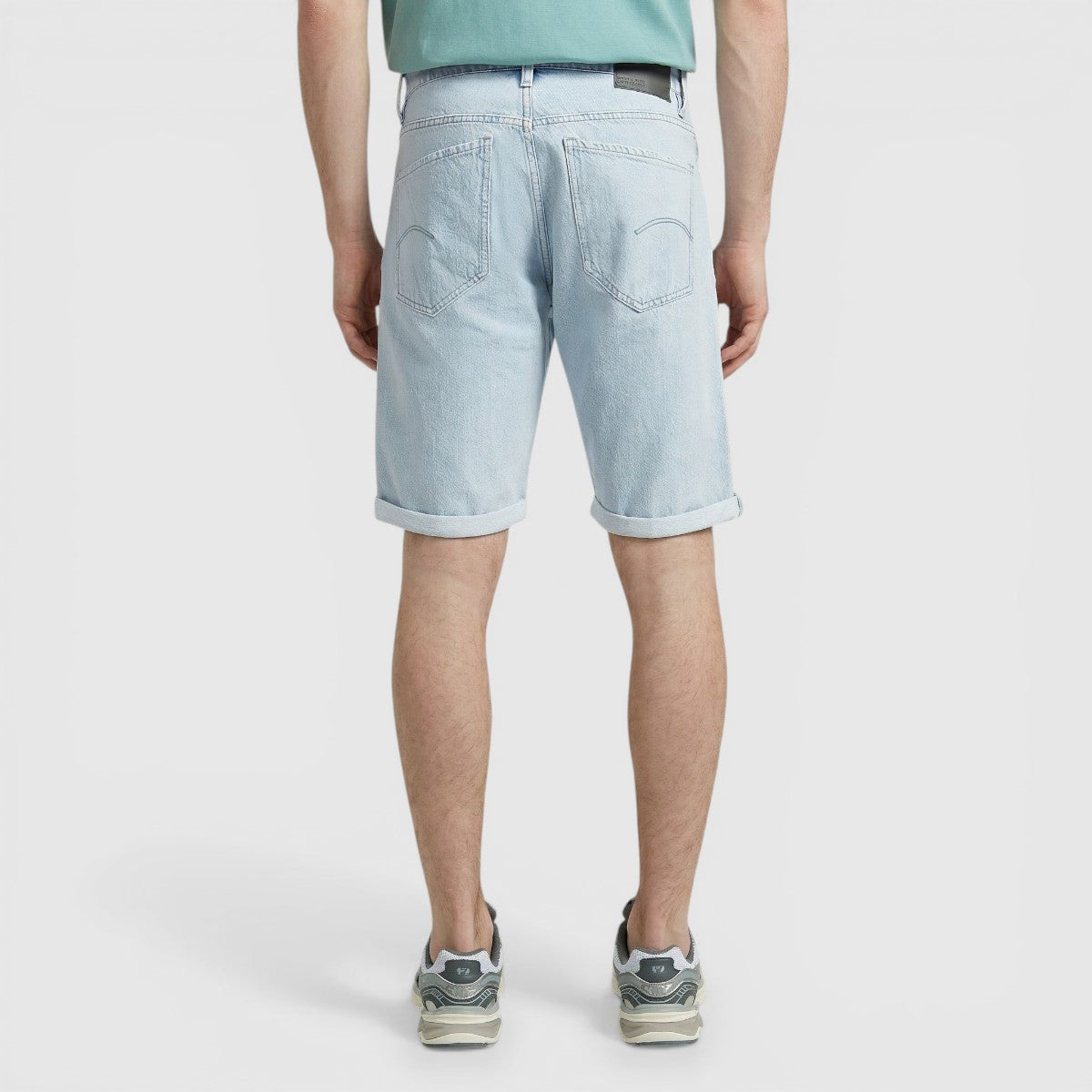 D24430-E352-H948 G-Star Mosa Korte Broek Beached Faded Blue Galena