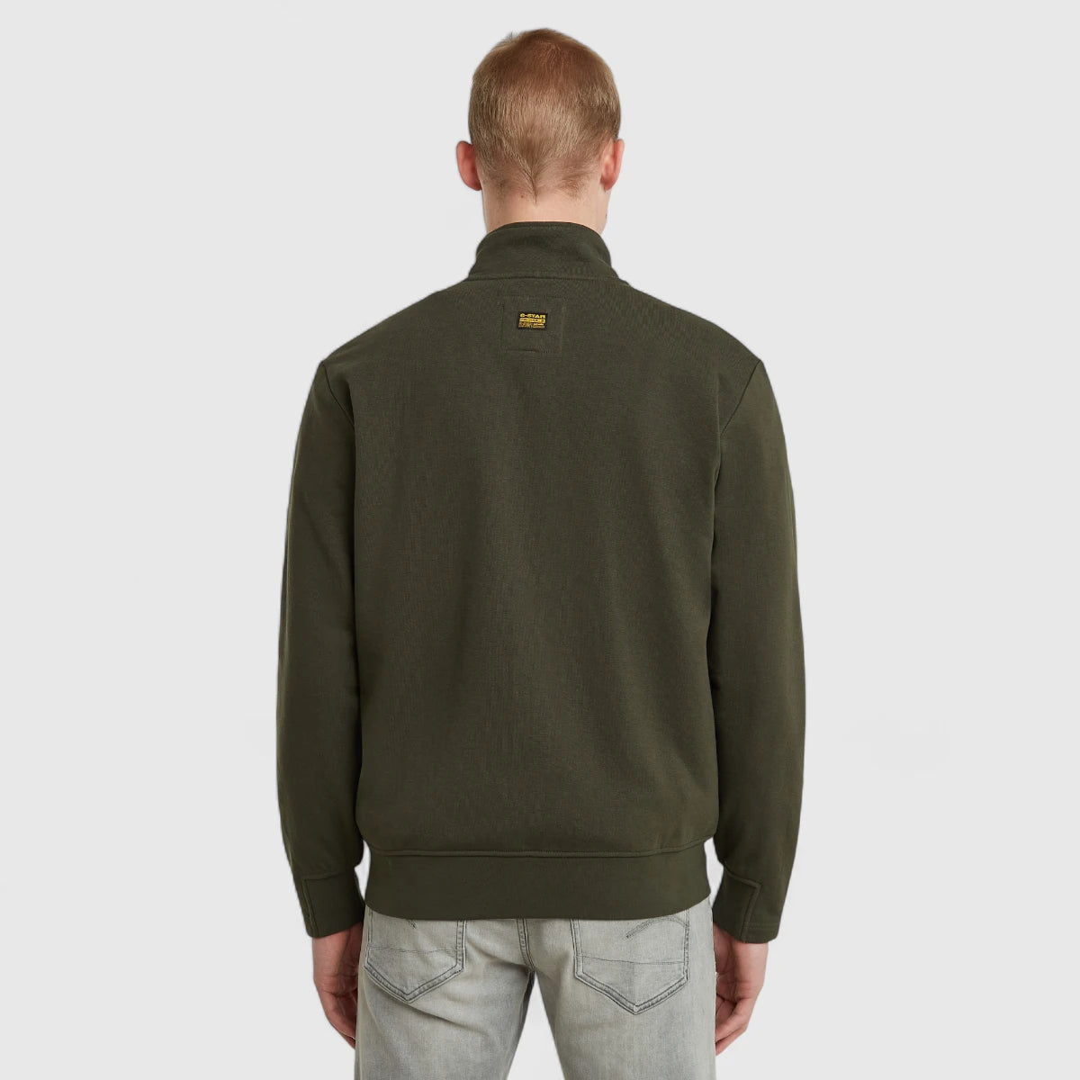 D25122-D566-995 G-Star Nifous Zip Thru Sweater Asfalt