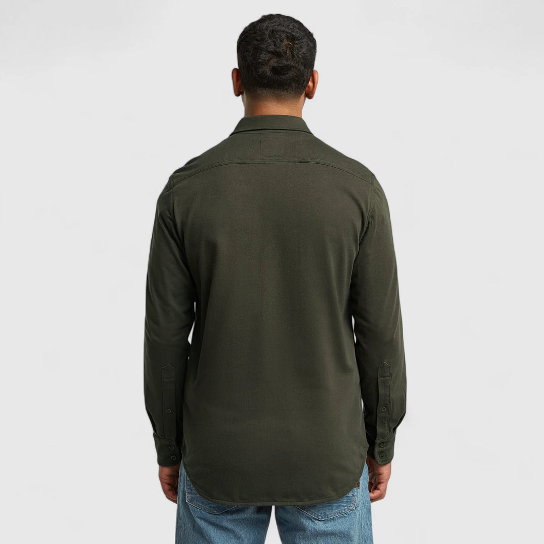 D26765-C784-995 G-star Overshirt Marine Jersey Asfalt