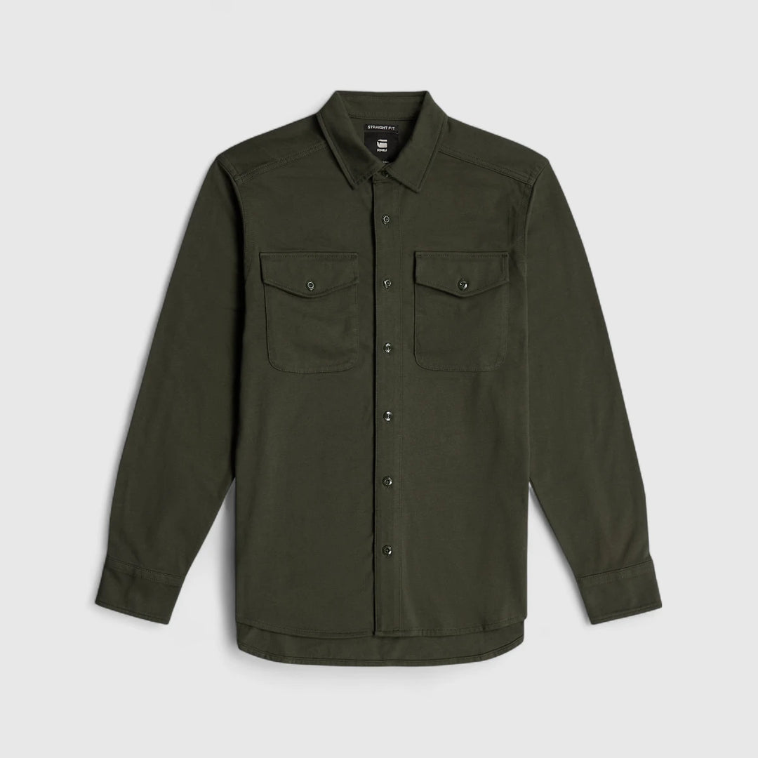 D26765-C784-995 G-star Overshirt Marine Jersey Asfalt