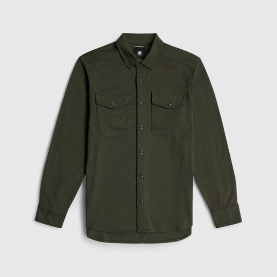 D26765-C784-995 G-star Overshirt Marine Jersey Asfalt