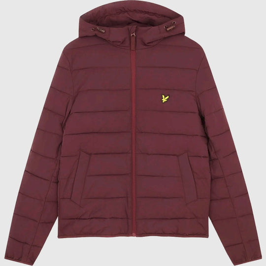 Lyle & Scott Lightweight Puffer Jacker Jackjk1546v-z562 lightweight puffer jacker lyle & scott jack burgundy crop6