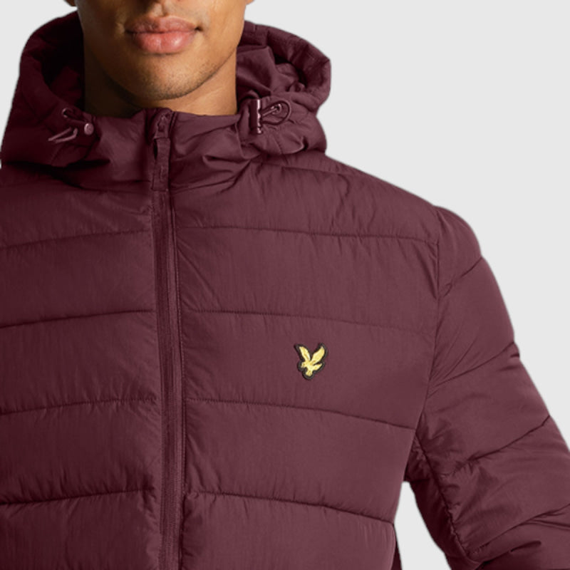 Lyle & Scott Lightweight Puffer Jacker JackLyle & Scott Lightweight Puffer Jacker Jackjk1546v-z562 lightweight puffer jacker lyle & scott jack burgundy crop3