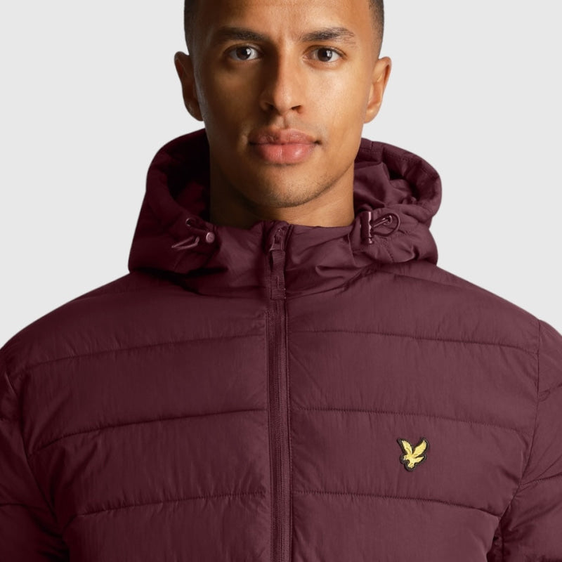 Lyle & Scott Lightweight Puffer Jacker JackLyle & Scott Lightweight Puffer Jacker Jackjk1546v-z562 lightweight puffer jacker lyle & scott jack burgundy crop2