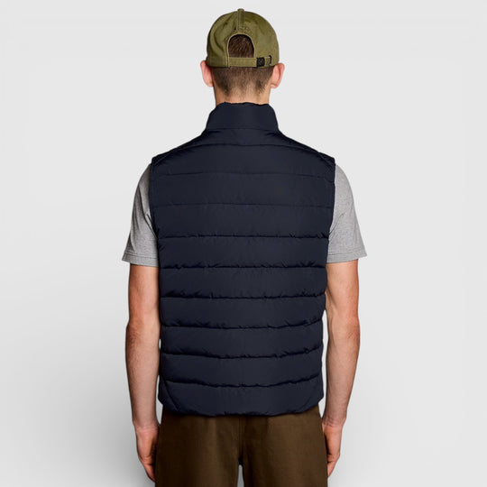JK2401V-Z271 Lyle & Scott Bodywarmer Quilted Gilet Dark Navy