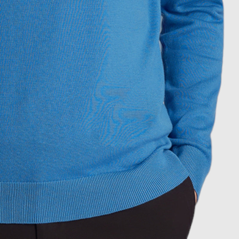 kn821v-w584 cotton crew neck jumper lyle & scott trui spring blue crop3