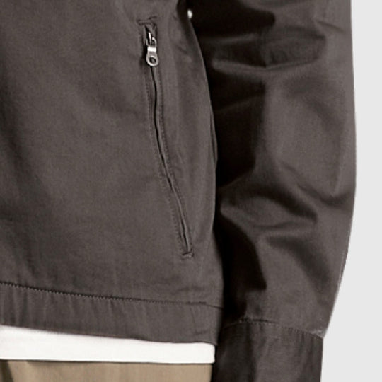 lw1910v w635 twill overshirt lyle & scott jack gunmetal crop4