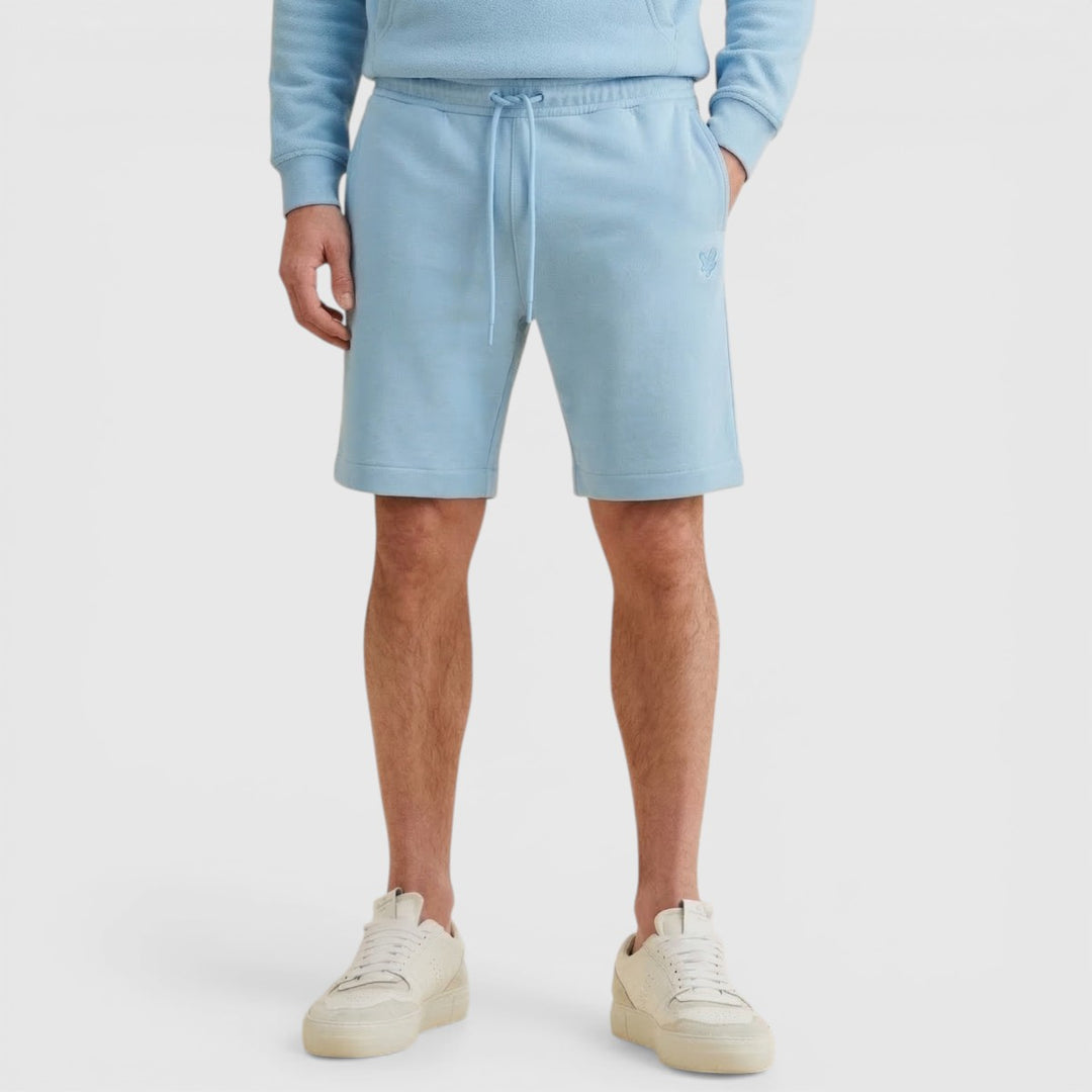 ML2254TONT-Y075 Lyle & Scott Superfine Sweatshort Airy Blue