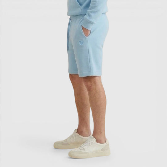 ML2254TONT-Y075 Lyle & Scott Superfine Sweatshort Airy Blue