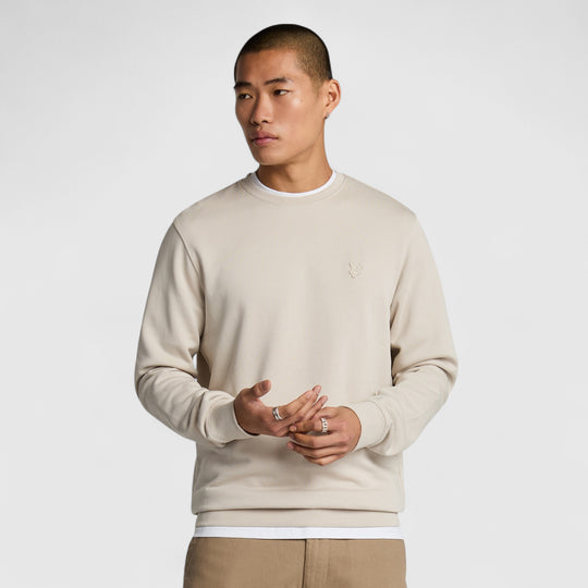 ML2255TON-W870 Lyle & Scott Sweater Superfine Crew Neck Cove