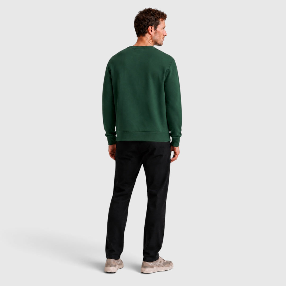 ML424VOG-W486 Lyle & Scott Crew Neck Sweatshirt Dark Green