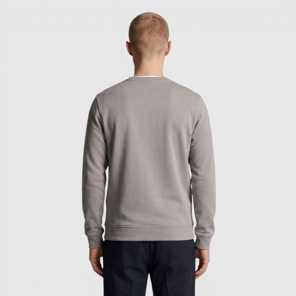 ML424VOG-Y043 Lyle & Scott Crew Neck Sweatshirt Gull Grey / Grijs