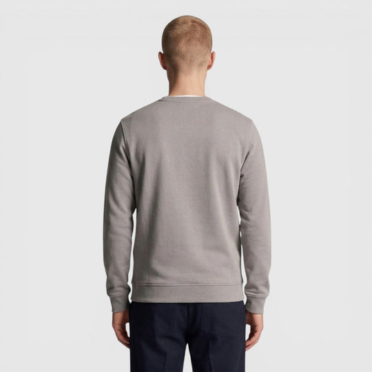 ML424VOG-Y043 Lyle & Scott Crew Neck Sweatshirt Gull Grey / Grijs