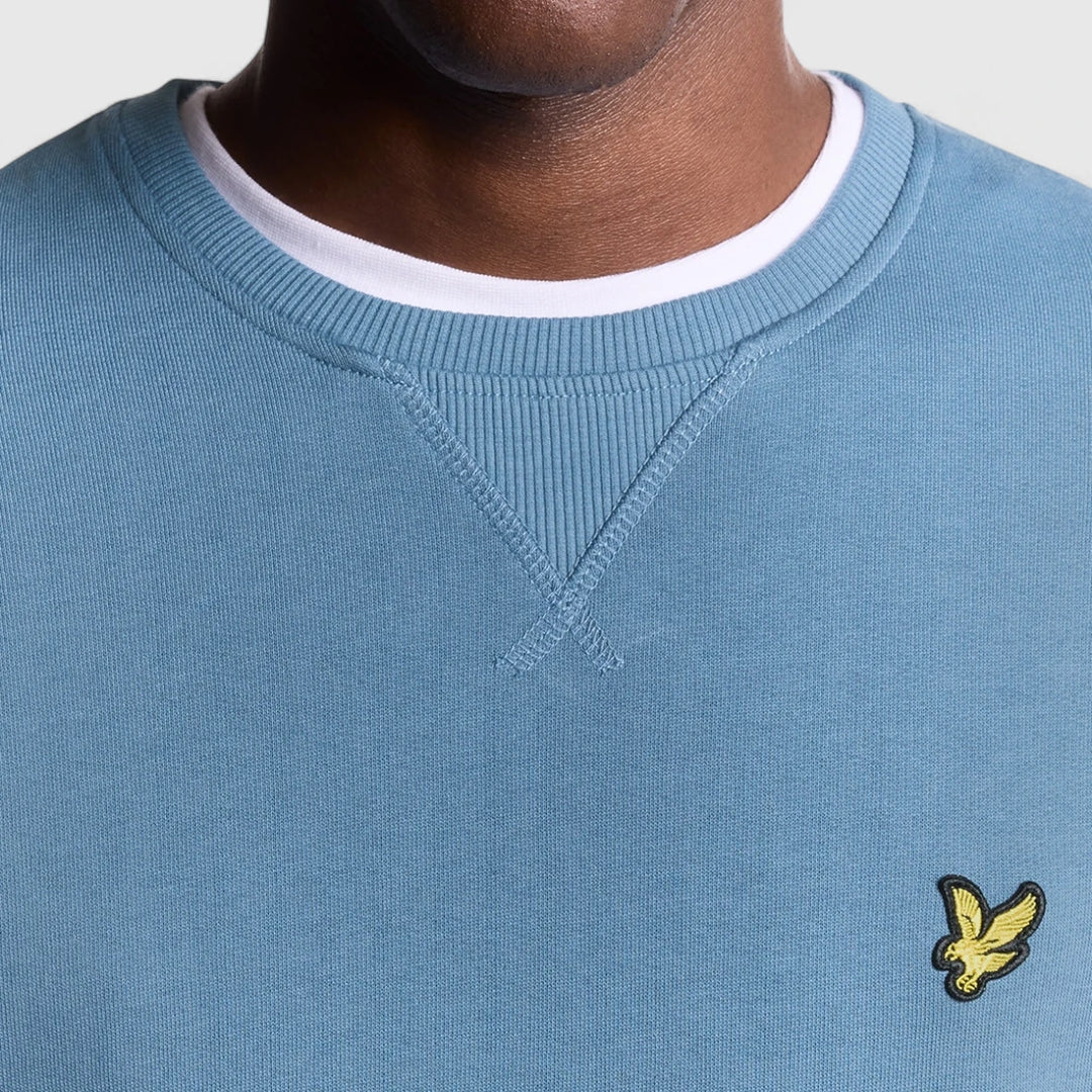 ML424VOG-X861 Lyle & Scott Crew Neck Sweatshirt Ocean Sky / Blauw