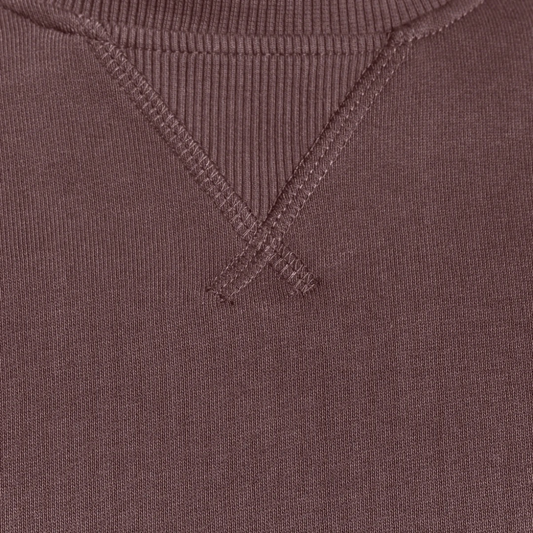 ML424VOG-X863 Lyle & Scott Crew Neck Sweatshirt Espresso / Bruin