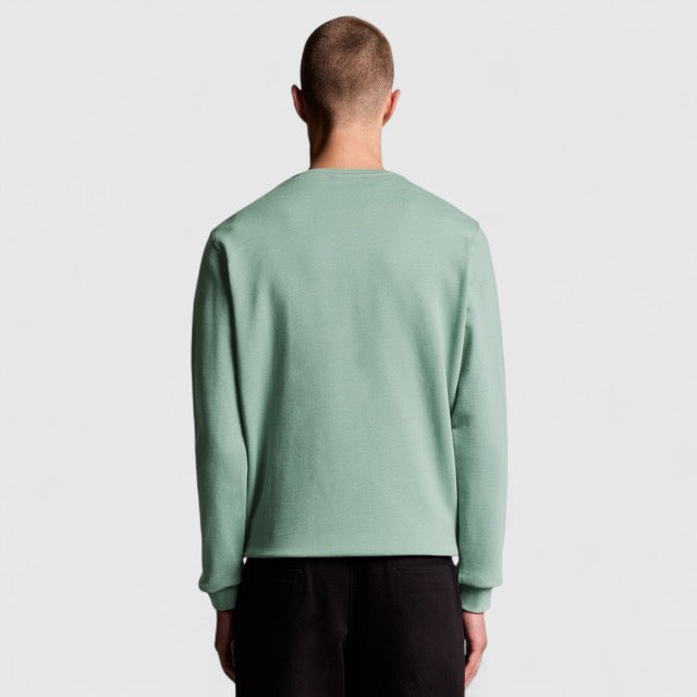 ML424VOG-X882 Lyle & Scott Crew Neck Sweatshirt Cold Mint / Groen