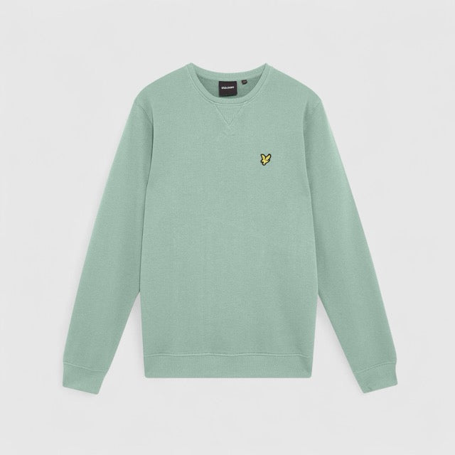 ML424VOG-X882 Lyle & Scott Crew Neck Sweatshirt Cold Mint / Groen