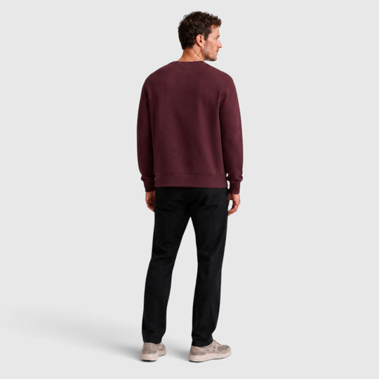 ML424VOG-Z562 Lyle & Scott Crew Neck Sweatshirt Burgundy