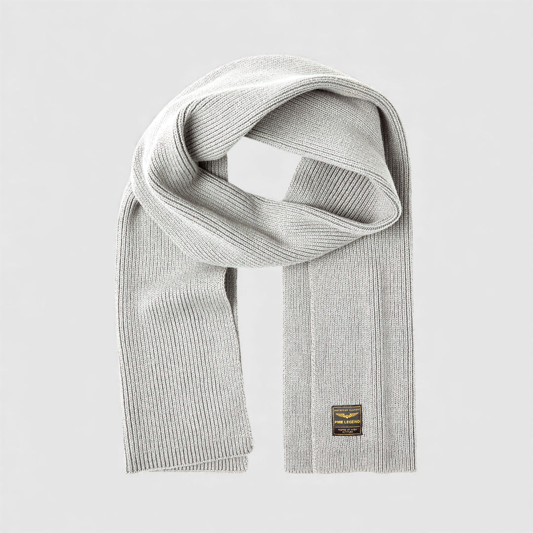 PAC197900-921 PME Legend Scarf Basic Light Gray Melee / Grey