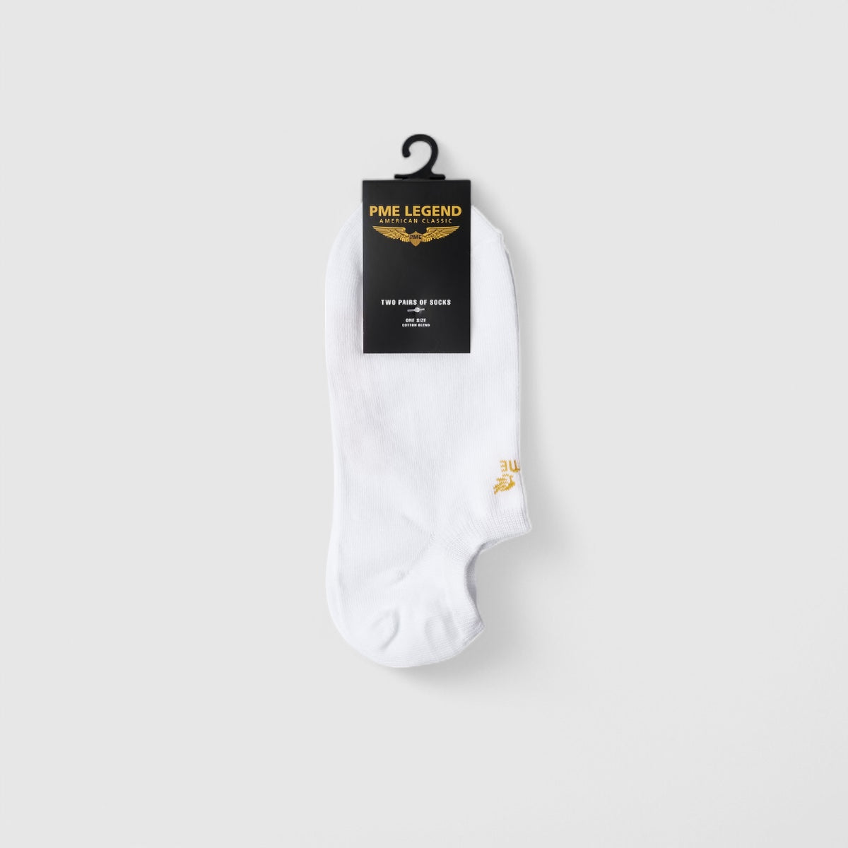 PAC000901-7003 PME Legend Socks Sneaker Cotton Blend Socks 2 Pack Bright White