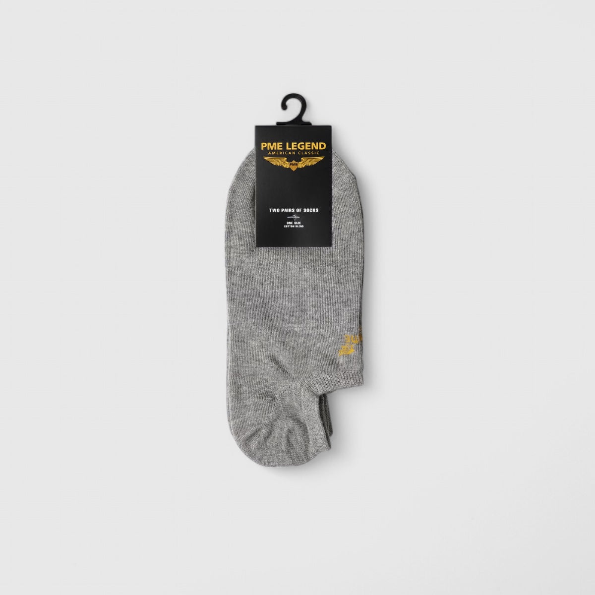 PAC000901-961 PME Legend Socks Sneaker Cotton Blend Socks 2 Pack Grey